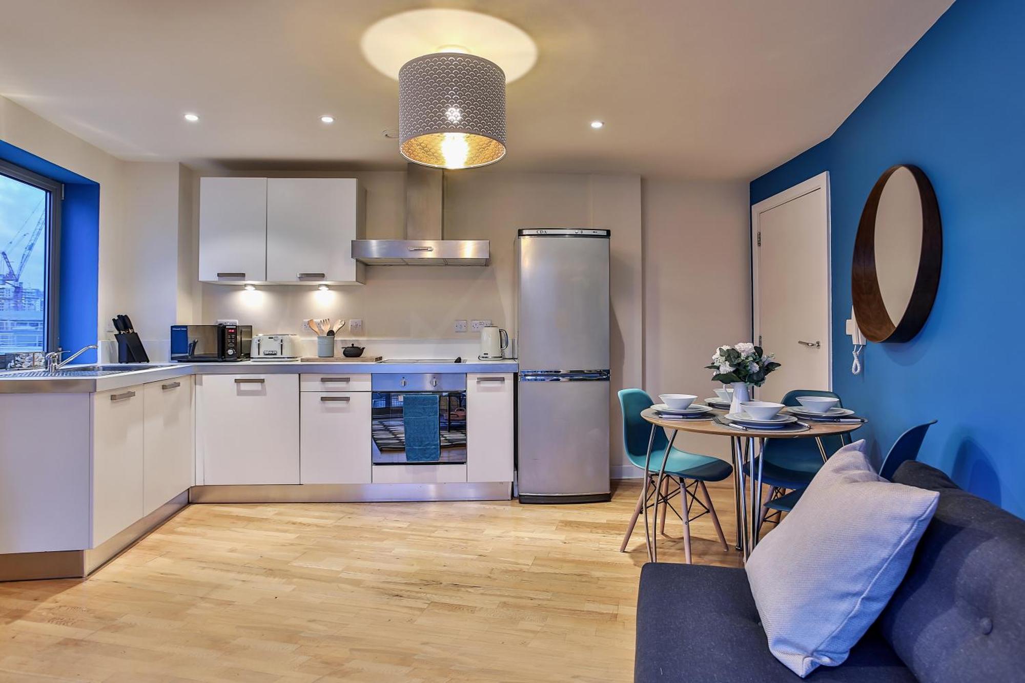 Skyview Apartment By Noknokstay - City Centre With Parking - Group, Family, Business Sheffield Esterno foto
